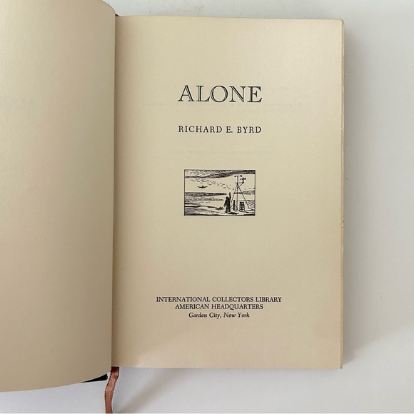 1938 Alone by Richard E. Byrd International Collectors Library Hardcover Vintage - Picture 9 of 11
